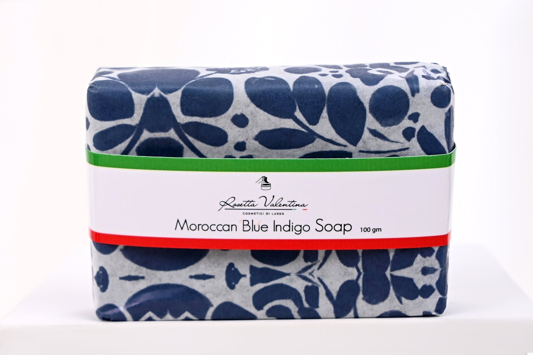 Moroccan bleu indigo soap - Rosetta Valentina